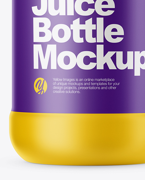 Matte Juice Bottle Mockup