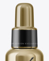 Metallic Cosmetic Bottle Mockup Metallic Cosmetic Bottle Mockup
