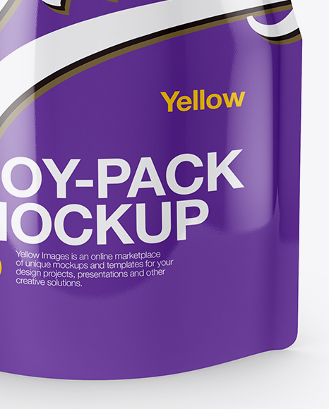 Glossy Doy-Pack Mockup