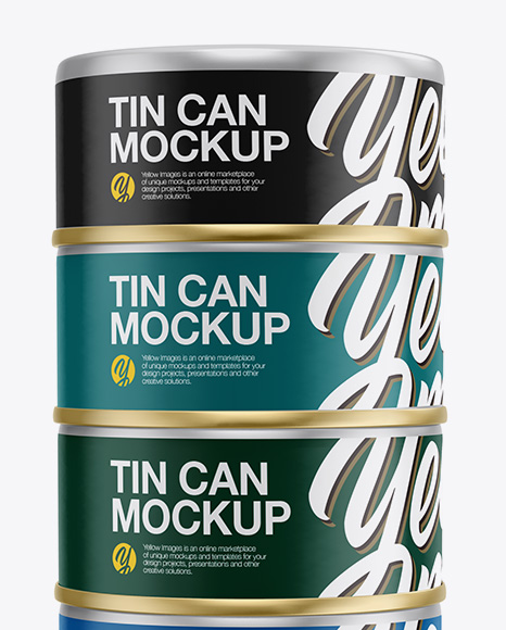 5oz Cans Mockup