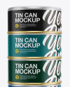 5oz Cans Mockup