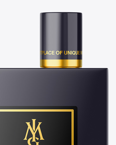 Glossy Perfume Bottle Mockup