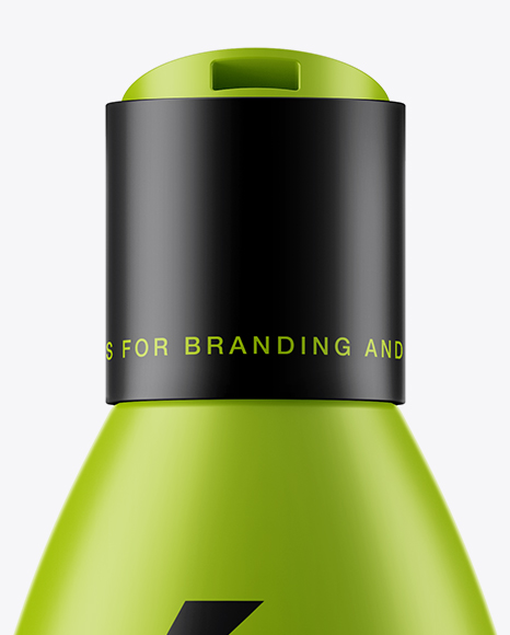 Opened Matte Cosmetic Bottle Mockup