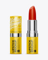 Round Lipstick Tube Mockup