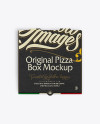 Pizza Box Mockup - Top View