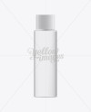 Plastic Cosmetic Bottle W/ Clear Liquid Mockup