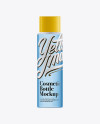 Plastic Cosmetic Bottle W/ Clear Liquid Mockup Plastic Cosmetic Bottle W/ Clear Liquid Mockup