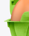 Open Egg Carton Mockup