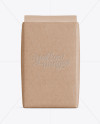 Kraft Paper Flour Bag Mockup - Front View