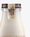 Glass Bottle W/ Milk Mockup