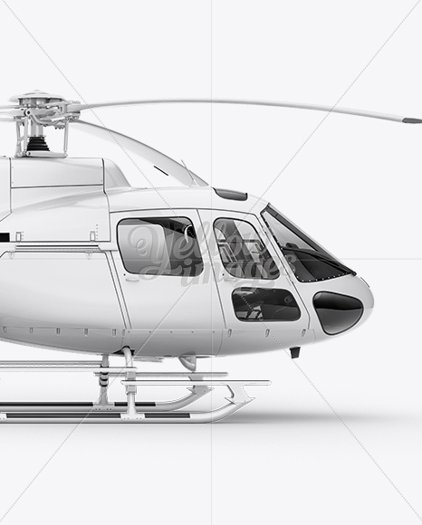 Eurocopter AS350 Mockup Right Side View