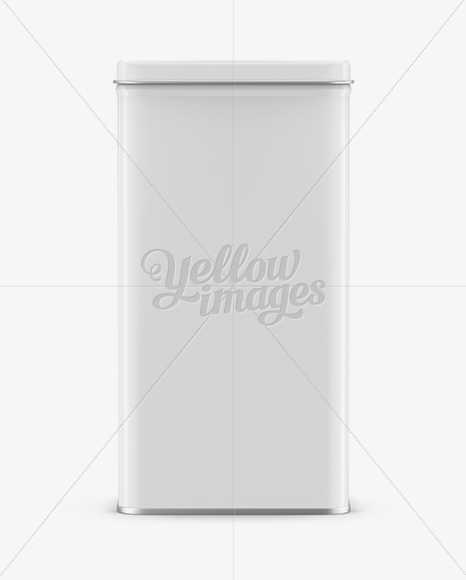 Rectangular Tin Box Mockup