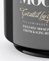Glossy Coffee Cup Mockup - Front View (High Angle Shot)