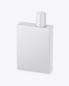 Glossy Perfume Bottle Mockup - Half Side View (High-Angle Shot)