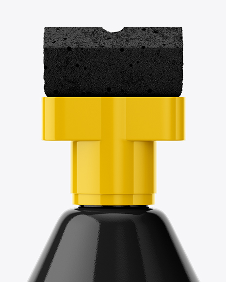 Bottle w/ Grout Paint Protector Mockup - Free Download Images High