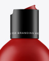 Opened Matte Cosmetic Bottle Mockup