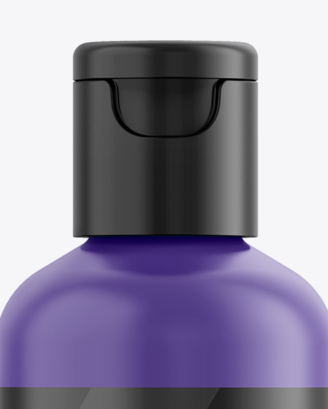 Matte Plastic Cosmetic Bottle Mockup