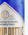 Ceramic Bottle with Wooden Cap Mockup