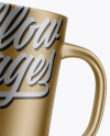 Metallic Mug Mockup