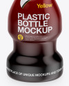 PET Bottle in Glossy Shrink Sleeve Mockup