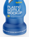 PET Bottle in Matte Shrink Sleeve Mockup