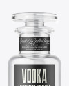 Clear Glass Vodka Bottle Mockup