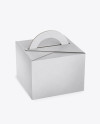 Kraft Box Mockup - Half Side View (High Angle Shot) Kraft Box Mockup - Half Side View (High Angle Shot)
