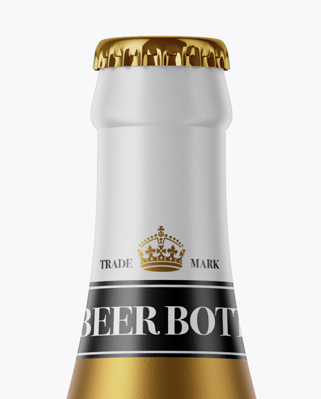 Ceramic Beer Bottle Mockup