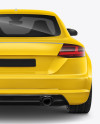 Audi TT Mockup - Back View