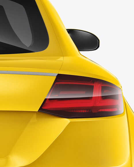 Audi TT Mockup - Back View