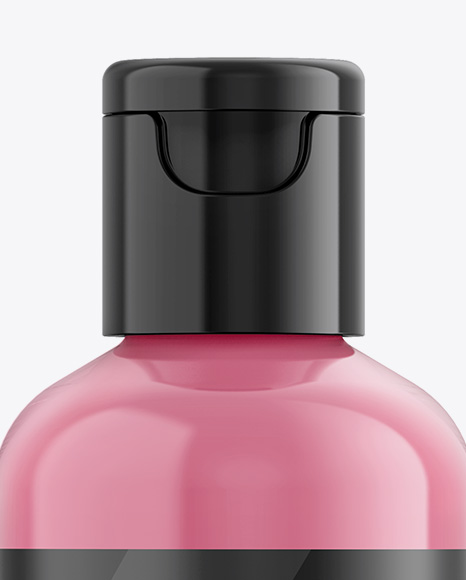 Cosmetic Bottle With Liquid Mockup