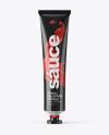 Glossy Sauce Tube Mockup