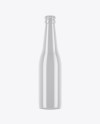 Glossy Ceramic Beer Bottle Mockup