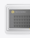 Closed Transparent Box with Lashes Mockup - Top View