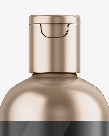 Metallic Cosmetic Bottle Mockup