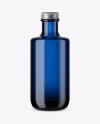 Blue Glass Bottle Mockup