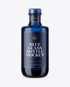 Blue Glass Bottle Mockup Blue Glass Bottle Mockup