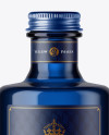 Blue Glass Bottle Mockup Blue Glass Bottle Mockup
