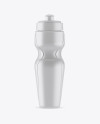 Textured Plastic Sport Bottle Mockup