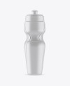 Textured Plastic Sport Bottle Mockup