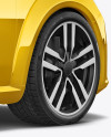 Audi TT Mockup - Back Half Side View