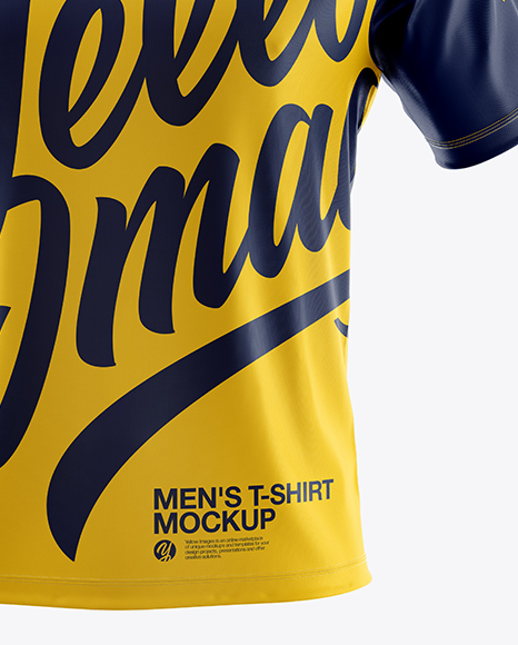 Men's T-shirt Mockup - Front View