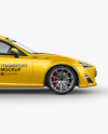 Toyota GT86 Mockup - Side View