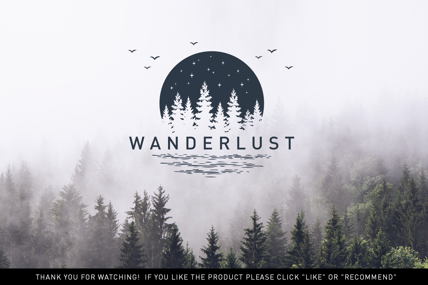 Wanderlust. 15 Double Exposure Logos