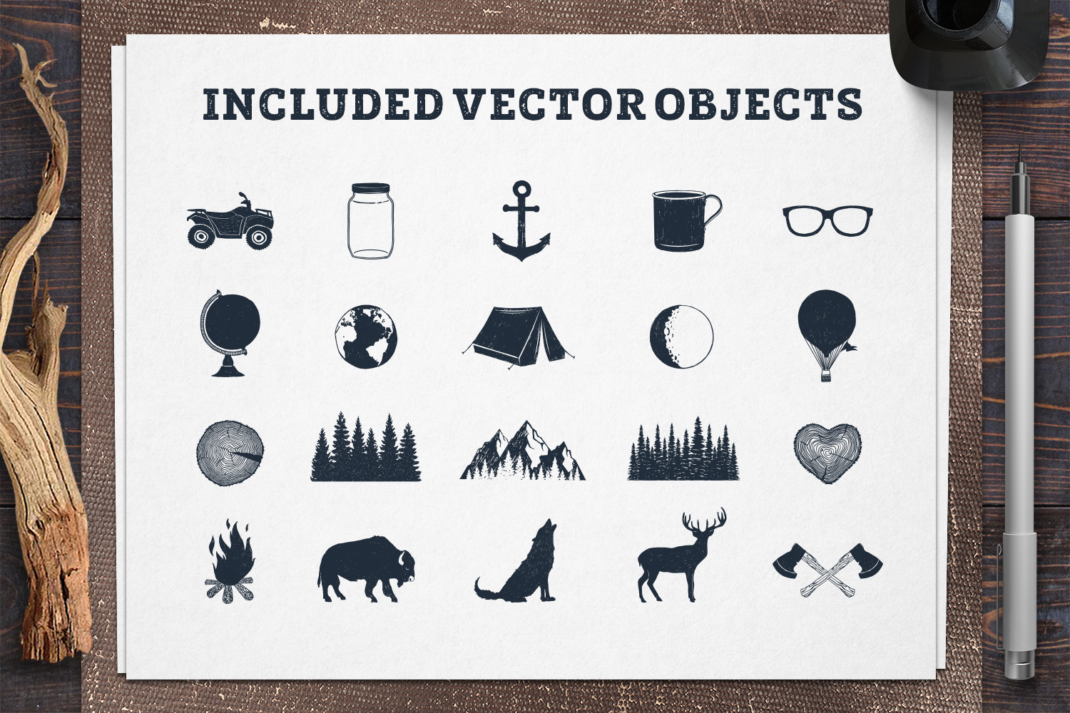 WildLife. 15 Double Exposure Logos WildLife. 15 Double Exposure Logos