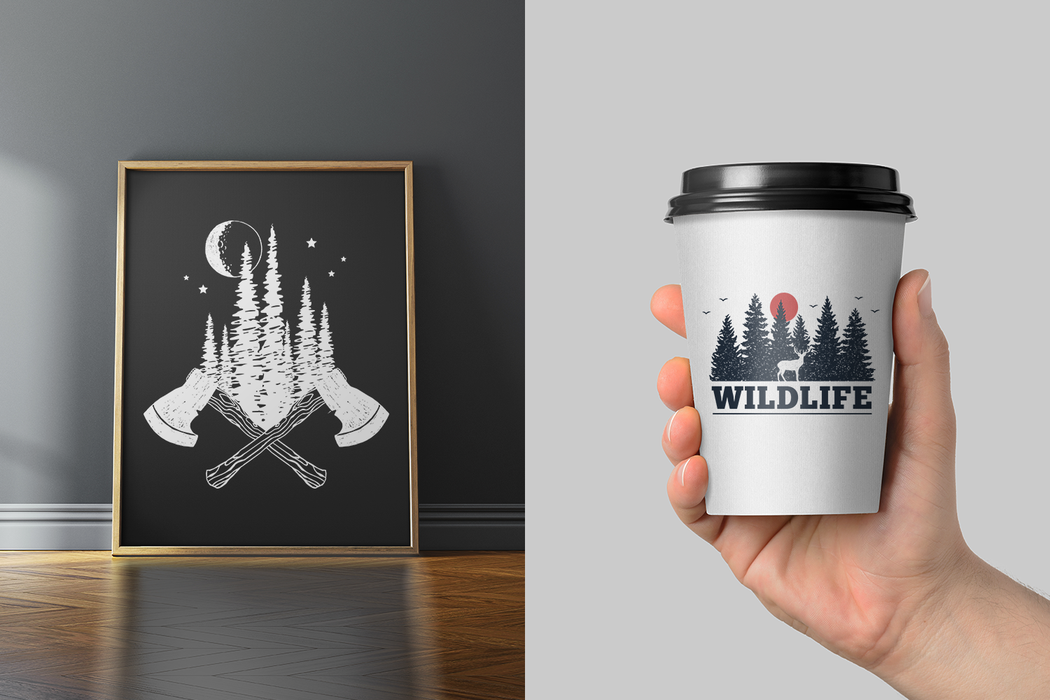 WildLife. 15 Double Exposure Logos WildLife. 15 Double Exposure Logos