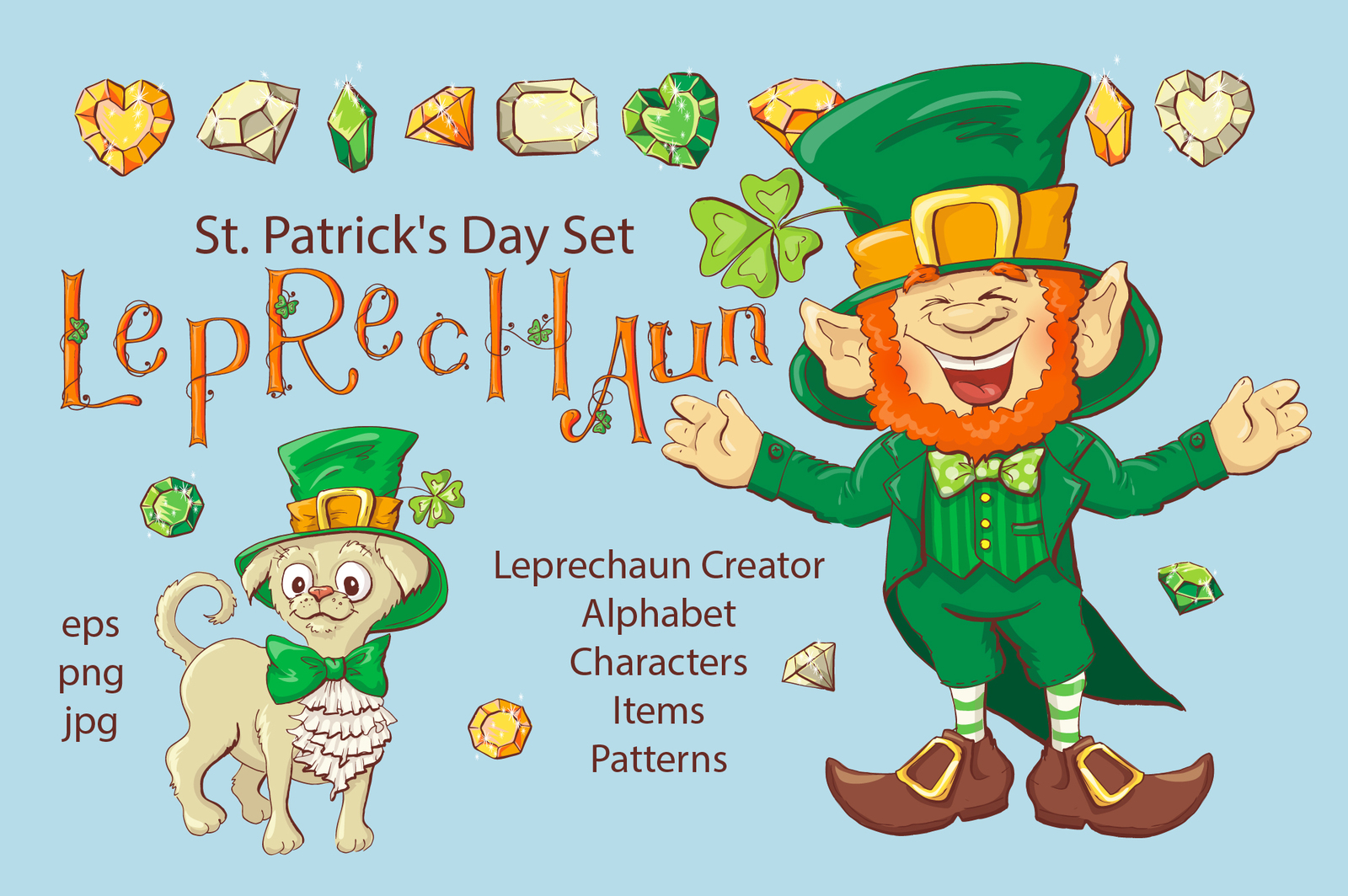 Leprechaun – St. Patrick’s Day Set Leprechaun – St. Patrick’s Day Set