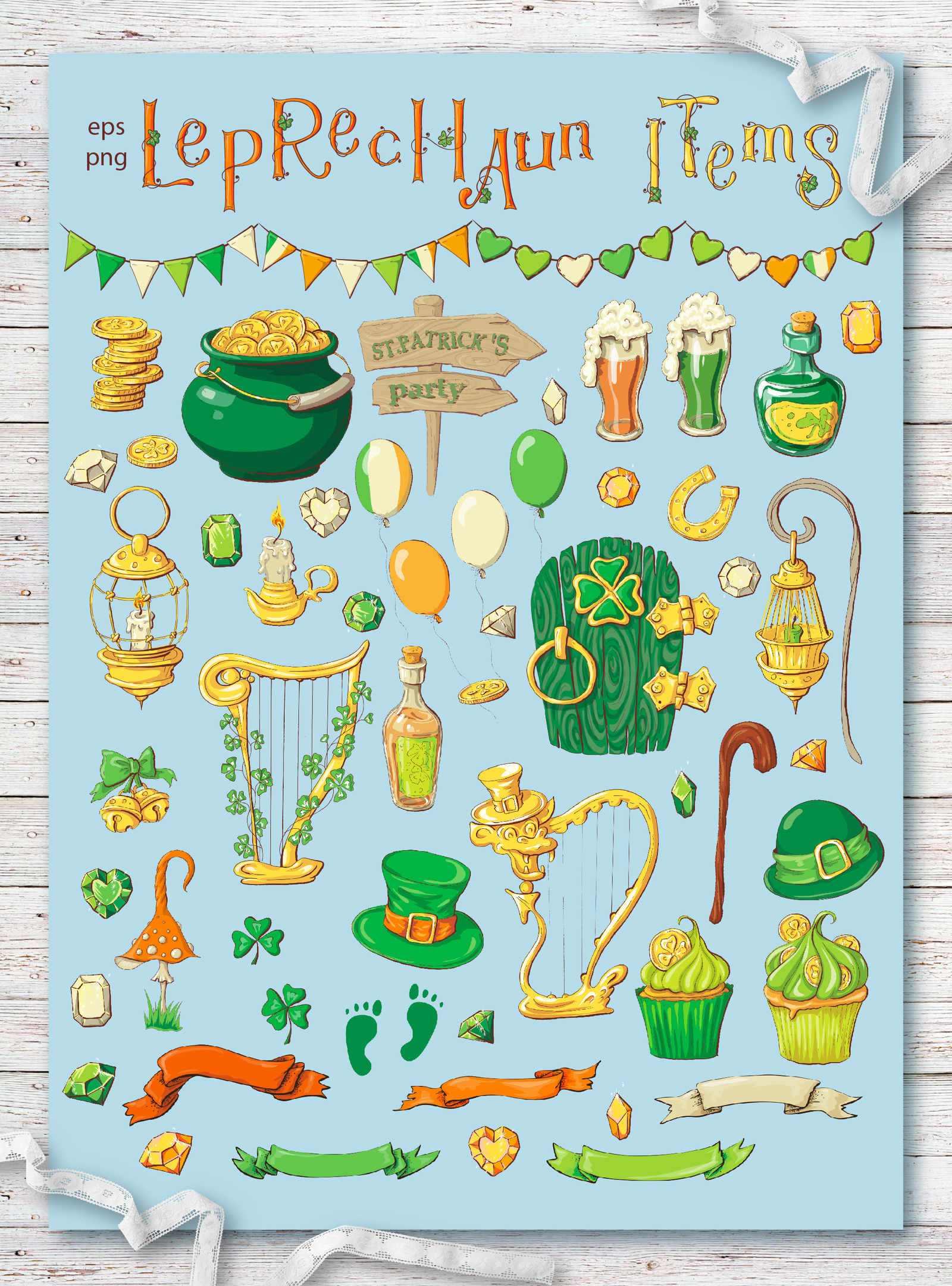 Leprechaun – St. Patrick’s Day Set Leprechaun – St. Patrick’s Day Set