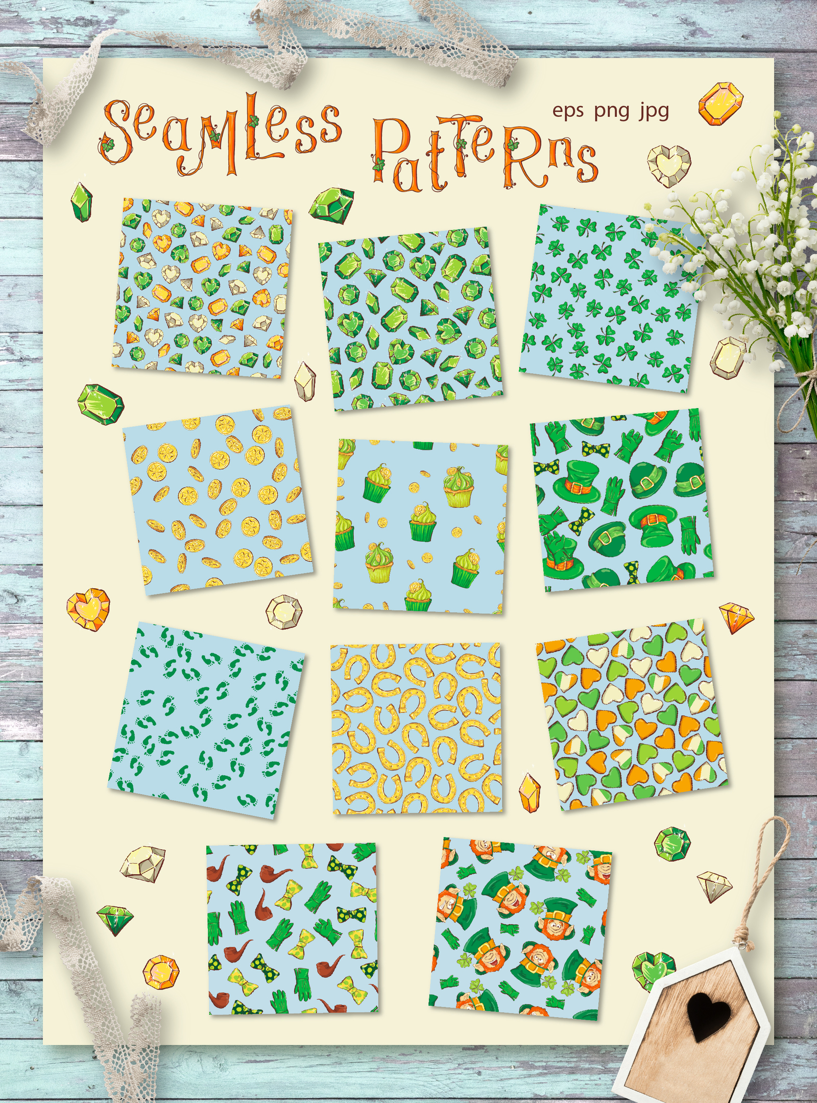 Leprechaun – St. Patrick’s Day Set Leprechaun – St. Patrick’s Day Set