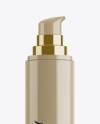 Glossy Bottle With Pump Mockup Glossy Bottle With Pump Mockup